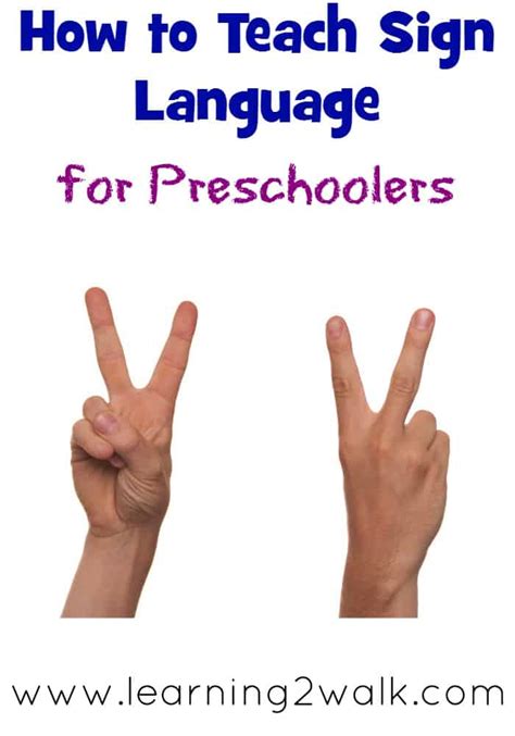 3 Simple Tips For How To Teach Sign Language To Preschoolers