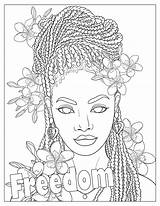 Black Girl Coloring Pages 7 Printable  Etsy UK sketch template