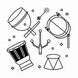 Percussion Outlines Vectors & Illustrations For Free Download sketch template