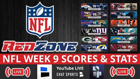 NFL RedZone Live Streaming Scoreboard | NFL Week 9 Scores, Stats, Highlights, News & Analysis