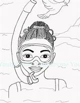Swim Coloring Pages sketch template