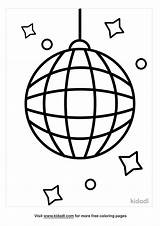 Disco Ball Coloring Pages Sketch Page sketch template