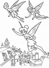 Tinkerbell And Rosetta Fawn Coloring Page  NetArt sketch template