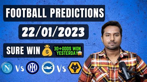 Football Predictions Today 22/01/2024 | Soccer Predictions | Football ...