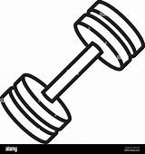 Dumbbell Clipart Black sketch template