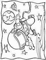 Coloring Pages Of Outer Space sketch template