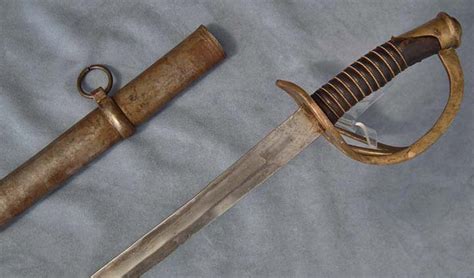 SOLD Authentic antique American Civil War Confederate Cavalry Saber Dog ...