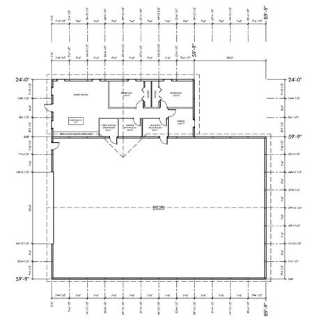 Metal Shop With Living Quarters Floor Plans - floorplans.click