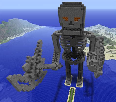 Skeleton Statue Minecraft