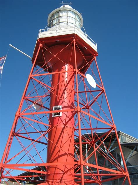 Lighthouse at Port Adelaide - originally erected at the entrance of the Port River ...