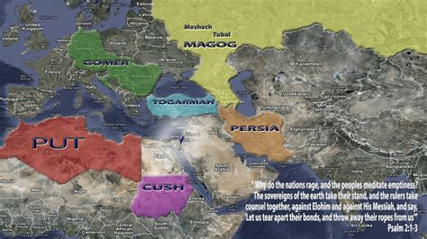 Ezekiel 38 Study Map - The Well Trodden Road