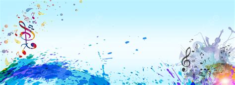 Simple Abstract Ink Music Banner Background, Pattern, Shading, Colorful Background Image And ...