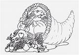 Cornucopia Coloring Pages Printable  Templates sketch template