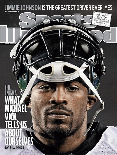 Philadelphia Eagles Qb Michael Vick Sports Illustrated Cover by Sports ...