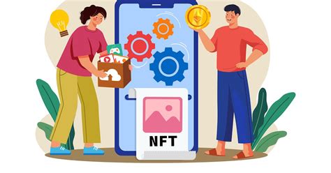 NFT Minting Process Illustration Concept by hoangpts on Envato Elements