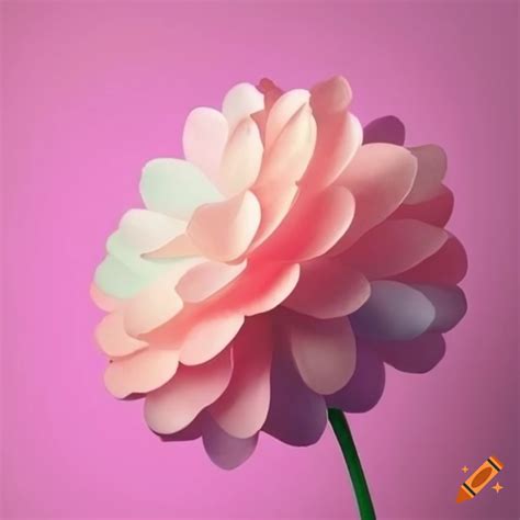 Unique pastel flower