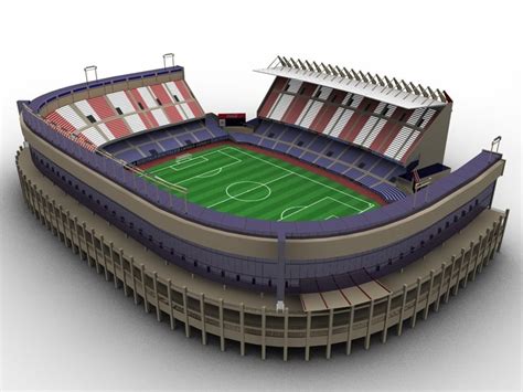 3d model football stadium