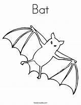 Bat Coloring Page  Twisty Noodle sketch template