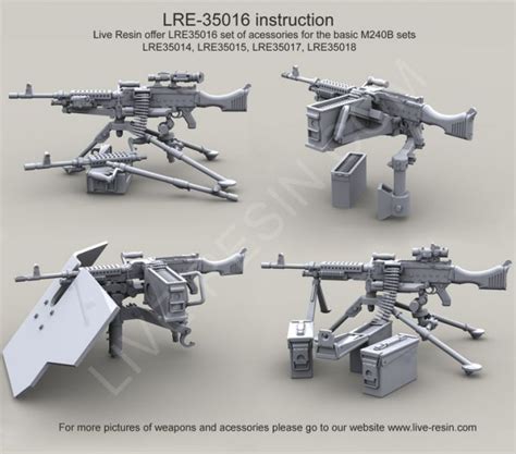 M240B spare barrels, ammo boxes, ammo belts