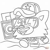 Moshi Monsters Blingo coloring Page  Free Printable Coloring Pages sketch template