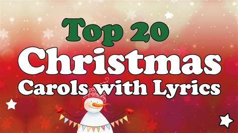 Top 20 Christmas Carols with Lyrics to Sing-Along | 1-hour Playlist - YouTube