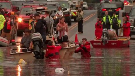 Philadelphia-area flooding: Rescuers help people from flooded cars and homes | CNN