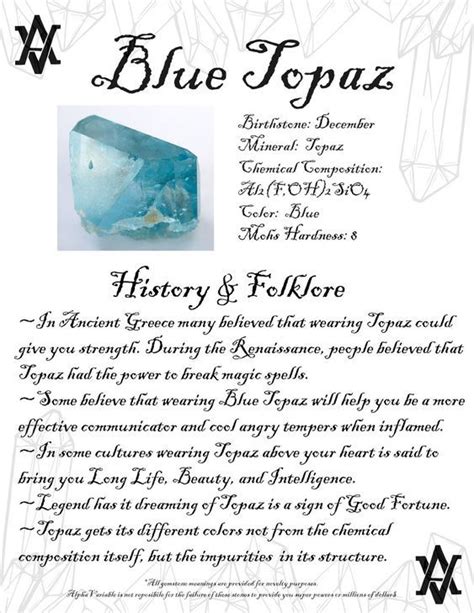 #BlueTopaz #Topaz #ALphaVariable #Crystals #CrystalsAndGemstones #GemstoneMeaning #Meaning ...