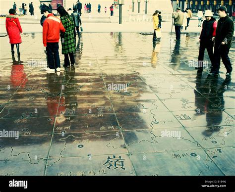 Map of Tang Dynasty carved on marbles Stock Photo - Alamy