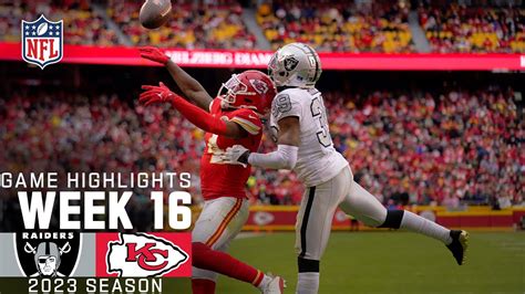 Las Vegas Raiders vs. Kansas City Chiefs Game Highlights | NFL 2023 ...