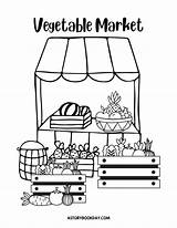 Grocery Coloring Store Pages Market Shopping Kleurplaat Supermarkt  sketch template