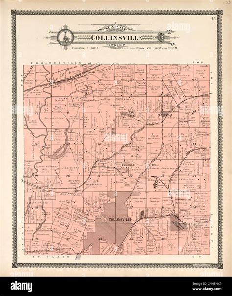 Standard atlas of Madison County, Illinois - including a plat book of the villages, cities and ...