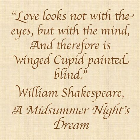 Famous Shakespeare Quote: from A Midsummer Night's Dream Midsummer ...