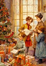 Christmas Vintage Victorian Woman Free Stock Photo - Public Domain Pictures