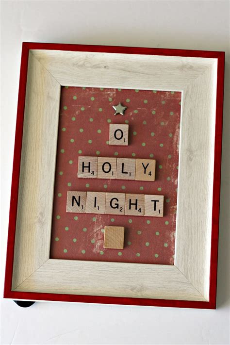 Scrabble Tile Christmas Tree | Scrabble letter crafts, Scrabble tile ...