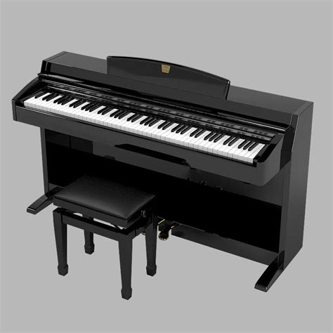 yamaha clavinova digital piano 3d model