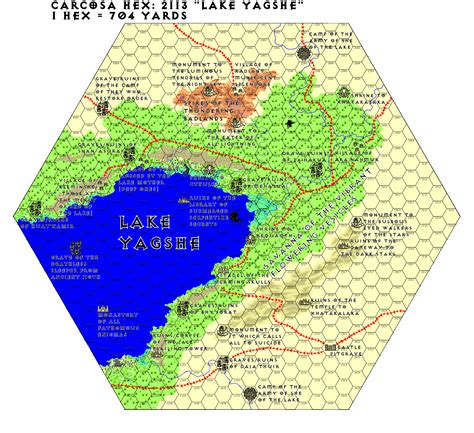 a map of the lake yash