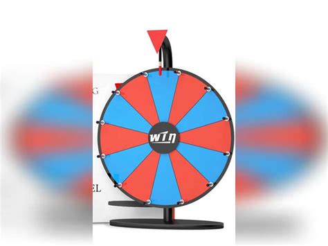 Prize Wheel 12" - Heavy Duty Spinning Wheel Tabletop or Wall Mounted, 12 Color Slots Wheel ...