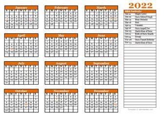 2022 Sikh Calendar – Sikh Religious Festival Calendar 2022