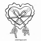 Heart Coloring Pages Free Printable PDF sketch template