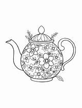 10  Free Printable Teapot Coloring Pages For Fun And Relaxation sketch template