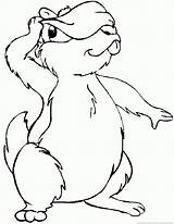 Gopher Coloring Pages sketch template