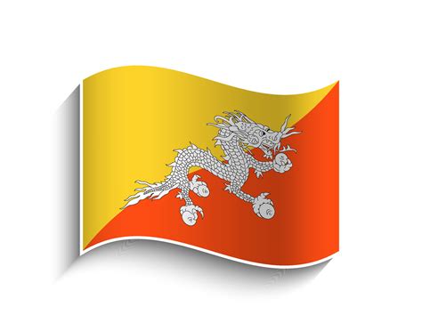 Vector Bhutan waving Flag Icon 34826516 Vector Art at Vecteezy