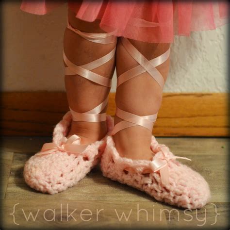 {walker whimsy}: Crochet Ballet Slippers