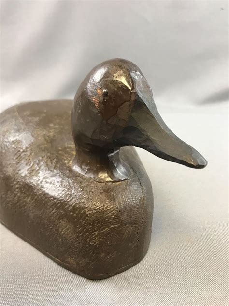 Antique Hand Carved Painted Duck Decoy