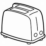 Toaster coloring Page Outline Book Line Art Drawing  sketch template