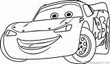 Coloring Pages Cars Lightning Mcqueen sketch template