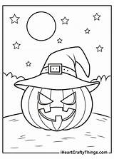 Printable Jack O Lantern Coloring Pages sketch template