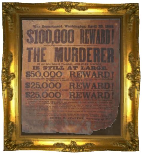 John Wilkes Booth wanted poster - The Vault Fallout Wiki - Everything you need to know about ...