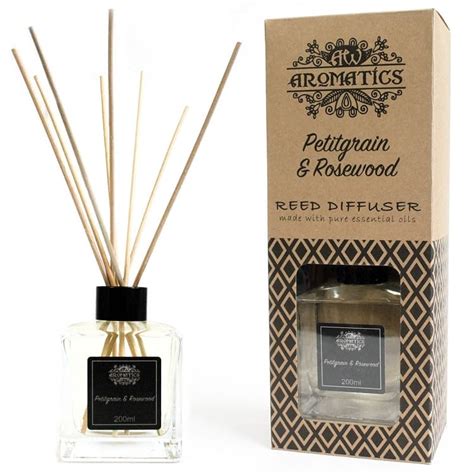 Petitgrain & Rosewood Essential Oil Reed Diffuser | Magical Fragrance