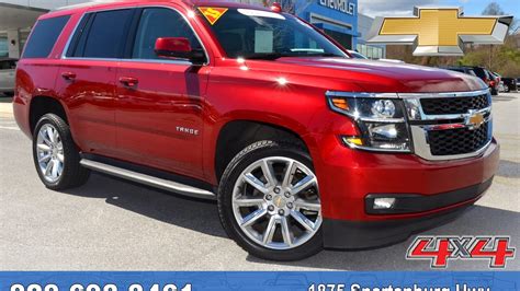 2015 Chevy Tahoe Red